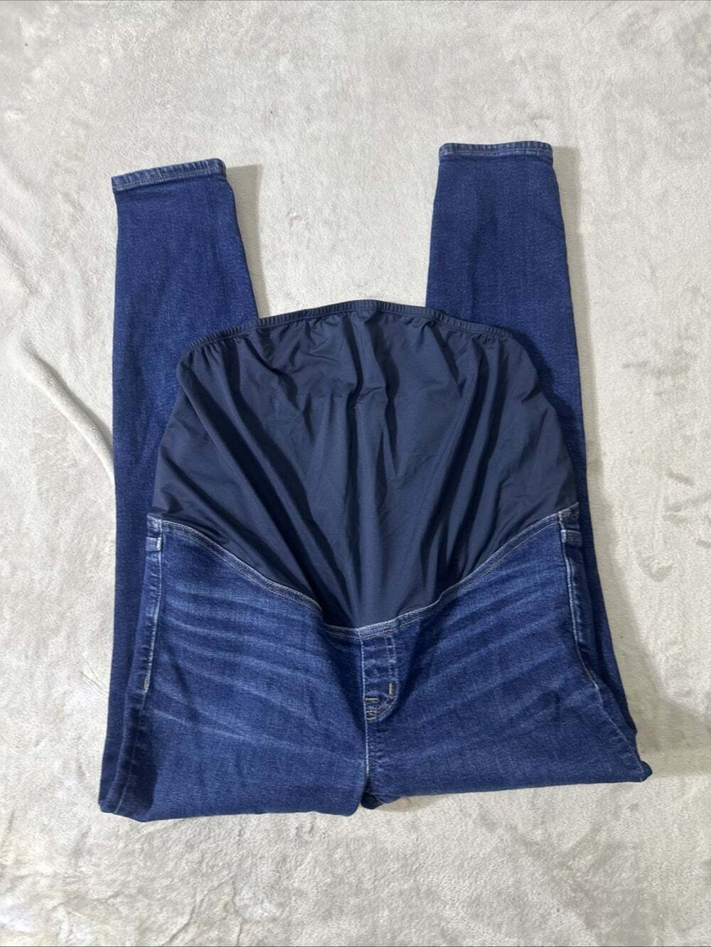 Madewell Maternity Skinny Jeans Size 30 Blue Over Belly Stretch Denim